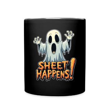 Halloween Ghost Ghost - Full Colour Mug - black - Front