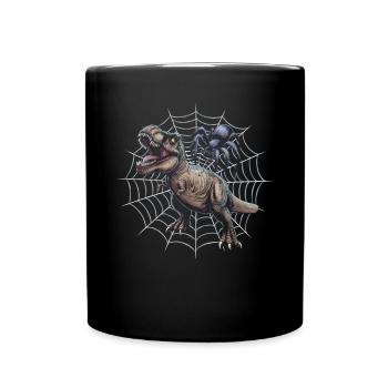 Halloween Costume Pumpkin Scary Spooky Horror Party - Full Colour Mug - black - Front