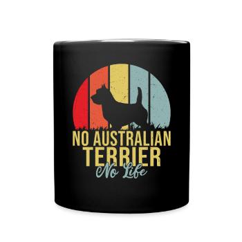 Australian Terrier Gifts - Full Colour Mug - black - Front