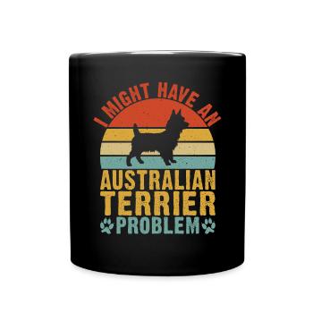 Australian Terrier Gifts - Full Colour Mug - black - Front