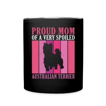Cadeaux pour terrier australien - Mug uni - noir - Devant