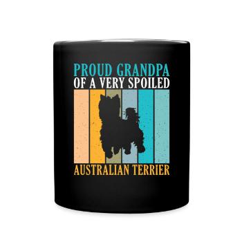 Australian Terrier Gifts - Full Colour Mug - black - Front