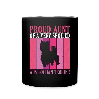 Cadeaux pour terrier australien - Mug uni - noir - Devant
