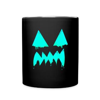 Halloween Mask - Full Colour Mug - black - Front
