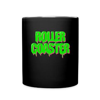 Montagnes russes - Mug uni - noir - Devant