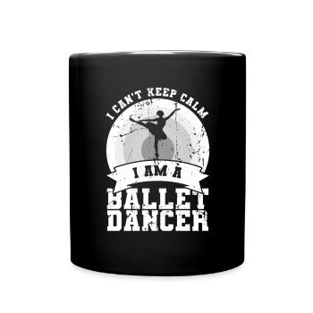 I'm a ballet dancer - Full Colour Mug - black - Front