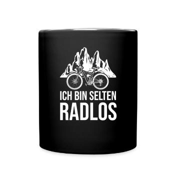 Rarement vélo sans roues vélo de montagne vélo de route vélo - Mug uni - noir - Devant
