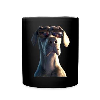 Great Dane Hatz Male Saupacker Great Dane - Full Colour Mug - black - Front