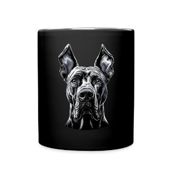 Great Dane Hatz Male Saupacker Great Dane - Full Colour Mug - black - Front