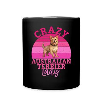 Australian Terrier Gifts - Tasse einfarbig - Schwarz - Vorne