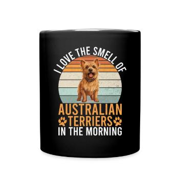 Australian Terrier Gifts - Full Colour Mug - black - Front