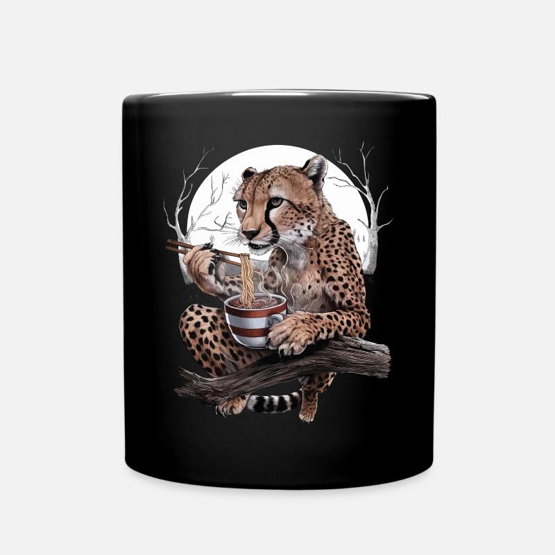 Gepard - Tasse einfarbig - Schwarz