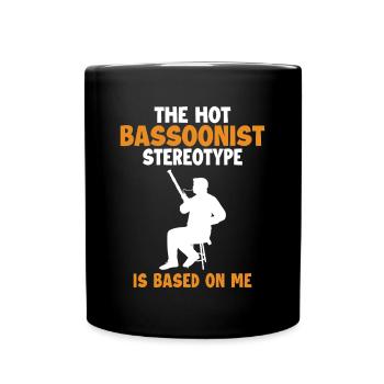 Le stéréotype du bassoniste est basé sur moi Music Player - Mug uni - noir - Devant