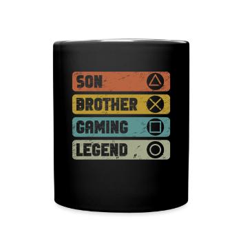 Video Games Gaming Boys Brother Teen - Full Colour Mug - black - Front