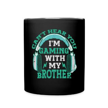 Video Games Gaming Boys Brother Teen - Full Colour Mug - black - Front