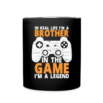 Video Games Gaming Boys Brother Teen - Full Colour Mug - black - Front