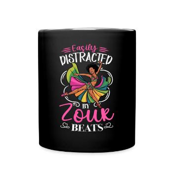 Funny Zouk Dancer Saying - Full Colour Mug - black - Front