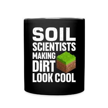 Soil Scientist Pedology - Full Colour Mug - black - Front