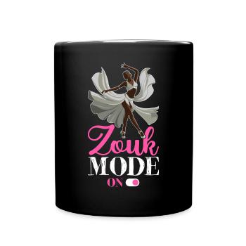 Funny Zouk Dancer Saying - Full Colour Mug - black - Front