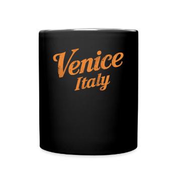Venice Italy Souvenir Erinnerungsstück - Tasse einfarbig - Schwarz - Vorne