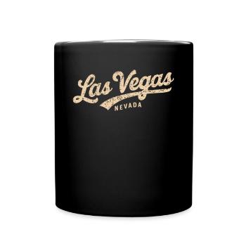 Las Vegas Nevada Souvenir - Tasse einfarbig - Schwarz - Vorne