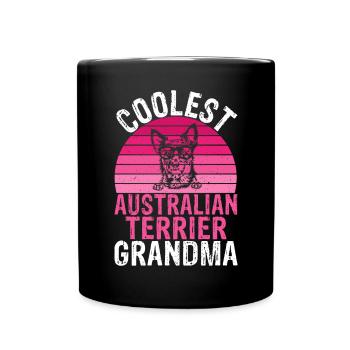 Cadeaux pour terrier australien - Mug uni - noir - Devant