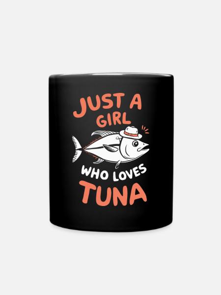 Thunfisch - Tasse einfarbig - Schwarz