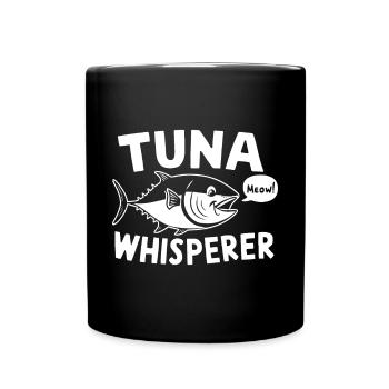 Thunfisch - Tasse einfarbig - Schwarz - Vorne