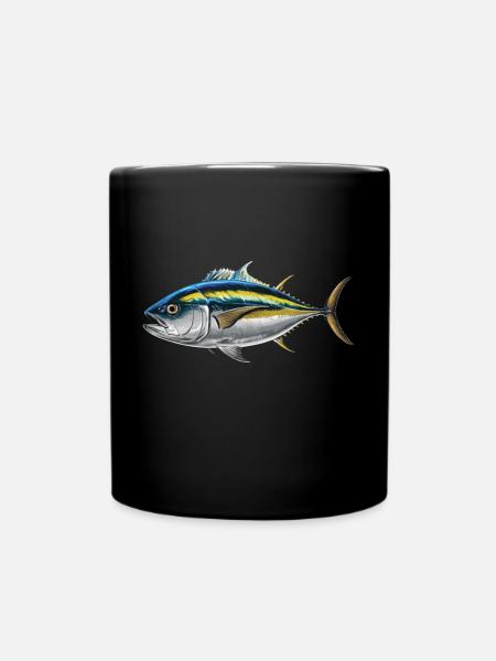Thunfisch - Tasse einfarbig - Schwarz