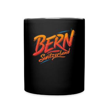 Bern Switzerland Souvenir Highlight - Full Colour Mug - black - Front