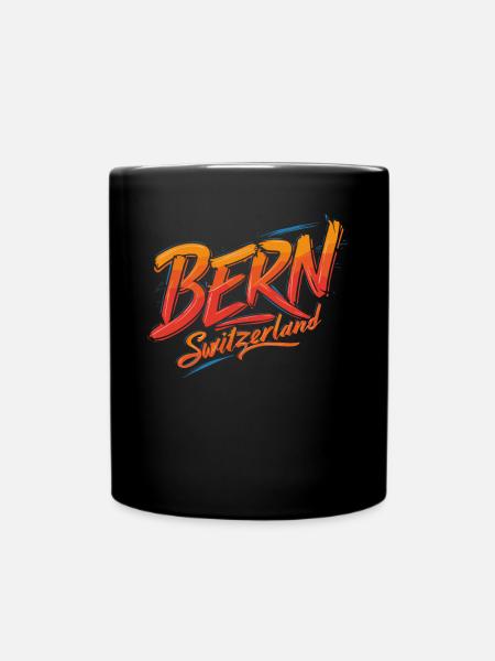 Bern Switzerland Souvenir Highlight - Tasse einfarbig - Schwarz