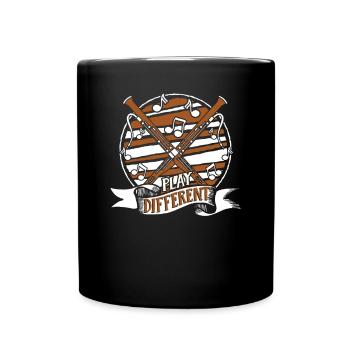 Jouer différents instruments de basson Aerophone Music - Mug uni - noir - Devant