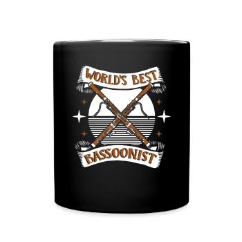 Meilleur bassoniste au monde : Aerophone Music Bassonist - Mug uni - noir - Devant