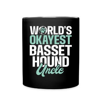 Cadeaux Basset Hound - Mug uni - noir - Devant