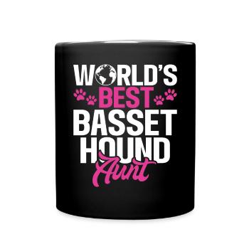 Cadeaux Basset Hound - Mug uni - noir - Devant