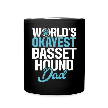 Cadeaux Basset Hound - Mug uni - noir - Devant