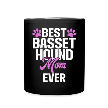 Cadeaux Basset Hound - Mug uni - noir - Devant