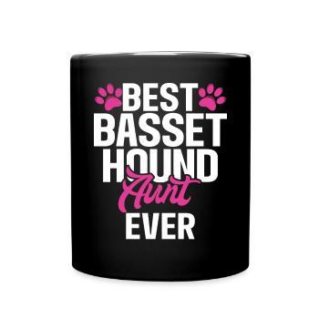 Cadeaux Basset Hound - Mug uni - noir - Devant