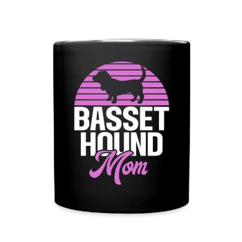 Cadeaux Basset Hound - Mug uni - noir - Devant