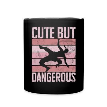 Lutteuse Fille Grappling Lutteuse Femmes - Mug uni - noir - Devant