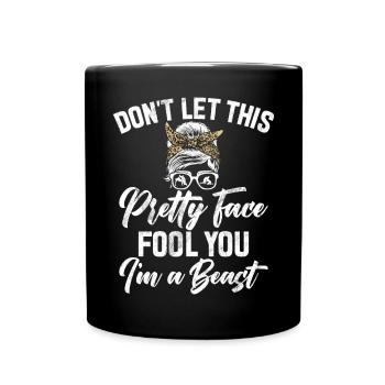 Lutteuse Fille Grappling Lutteuse Femmes - Mug uni - noir - Devant