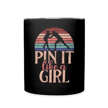 Lutteuse Fille Grappling Lutteuse Femmes - Mug uni - noir - Devant