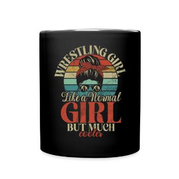 Lutteuse Fille Grappling Lutteuse Femmes - Mug uni - noir - Devant