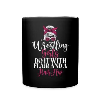 Lutteuse Fille Grappling Lutteuse Femmes - Mug uni - noir - Devant