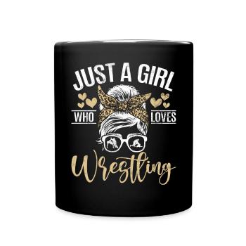 Lutteuse Fille Grappling Lutteuse Femmes - Mug uni - noir - Devant