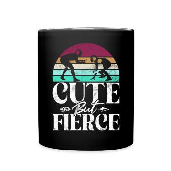 Lutteuse Fille Grappling Lutteuse Femmes - Mug uni - noir - Devant