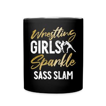 Lutteuse Fille Grappling Lutteuse Femmes - Mug uni - noir - Devant