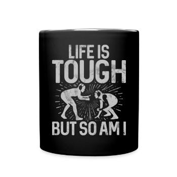 Lutteuse Fille Grappling Lutteuse Femmes - Mug uni - noir - Devant