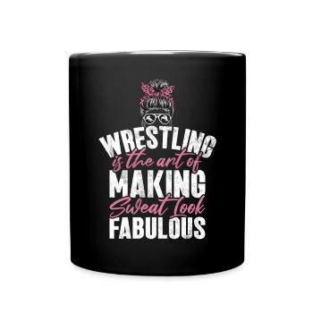Lutteuse Fille Grappling Lutteuse Femmes - Mug uni - noir - Devant