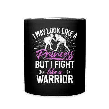 Lutteuse Fille Grappling Lutteuse Femmes - Mug uni - noir - Devant